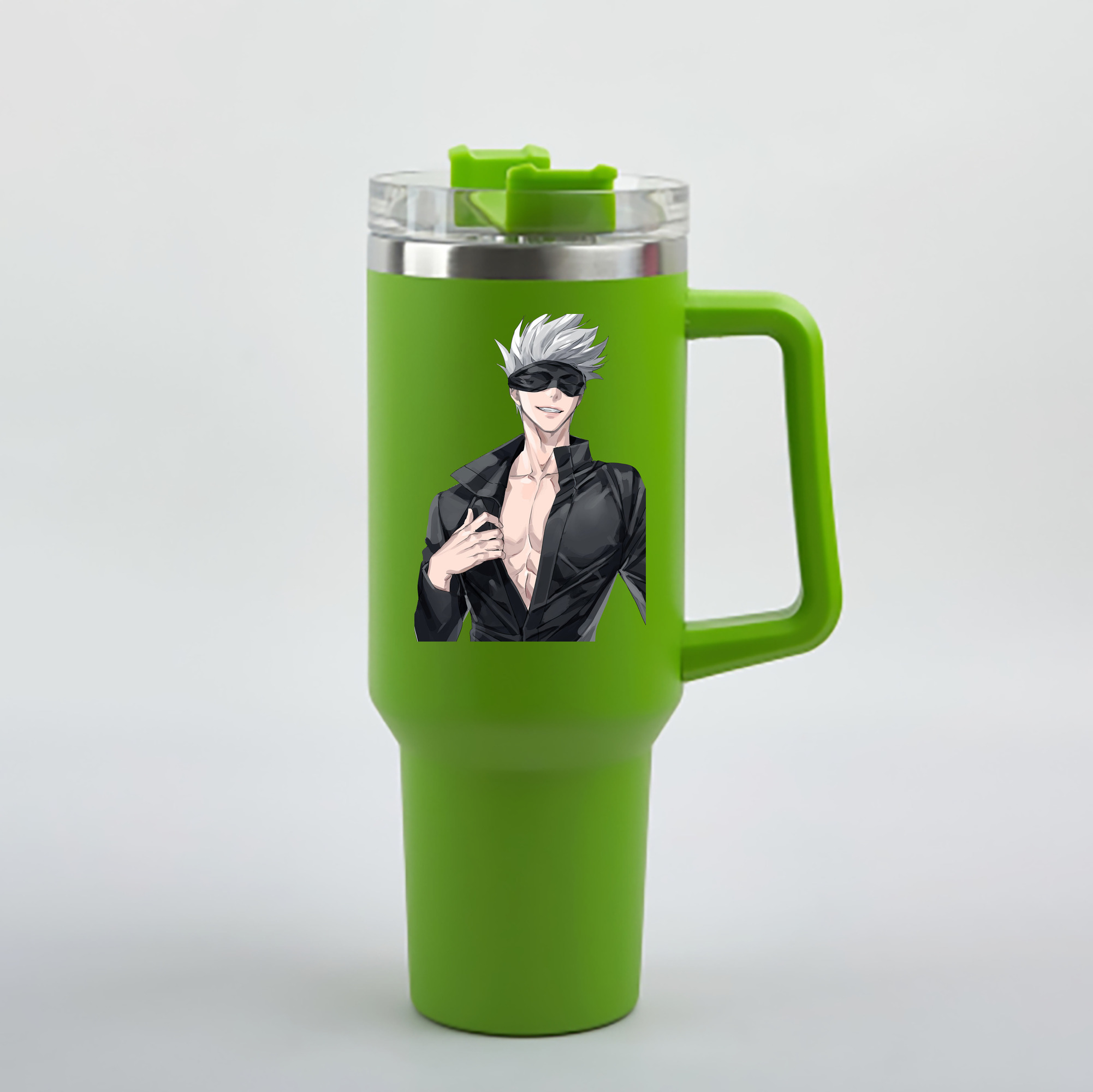 （画像用） 呪術廻戦 Jujutsu Kaisen 1200mL車用タンブラー - クリスタルステッカー（プラスチックストロー付き）